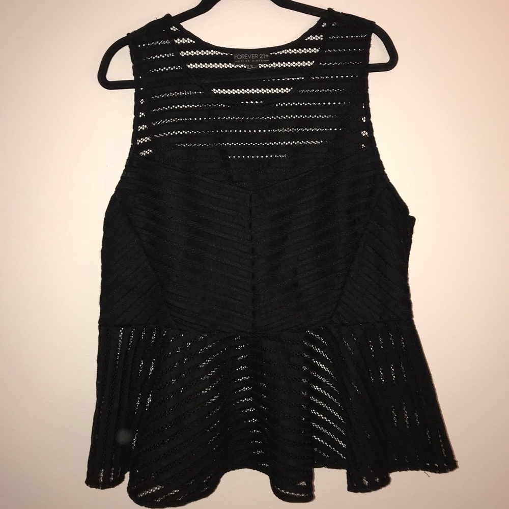 Forever 21 plus crochet top